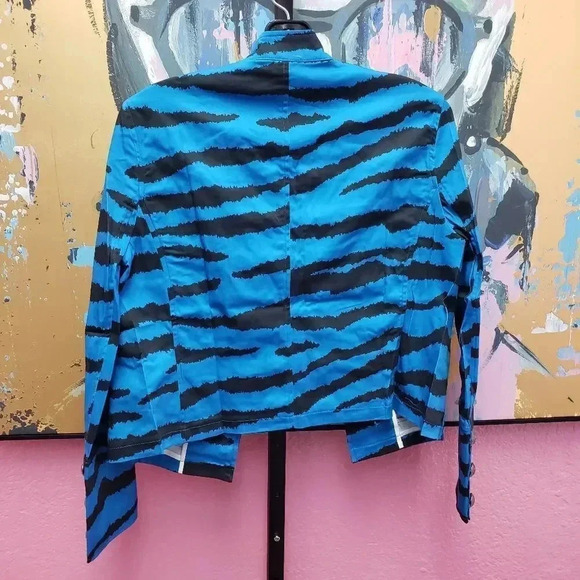NWT Berek Blue Captain Zebra Jacket - Picture 2 of 6